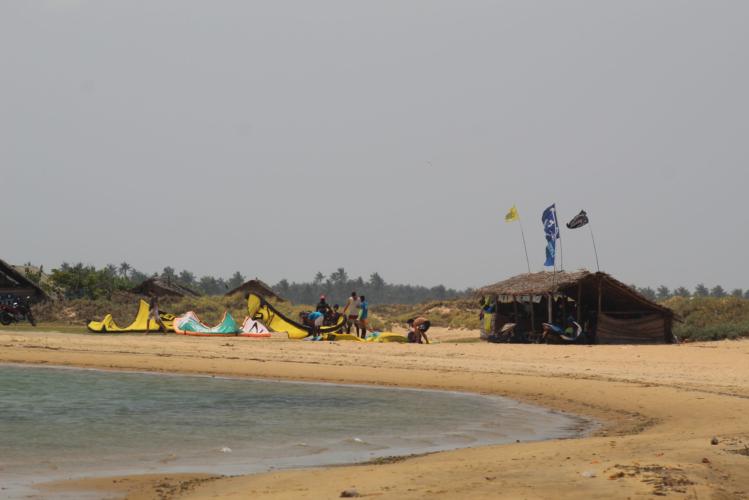 faire du kite a Sri LAnka